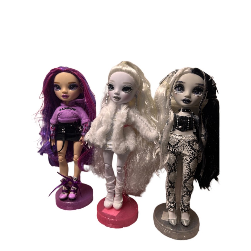 Rainbow High Shadow Series Heather Grayscale Natasha Zima & Emi Vanda